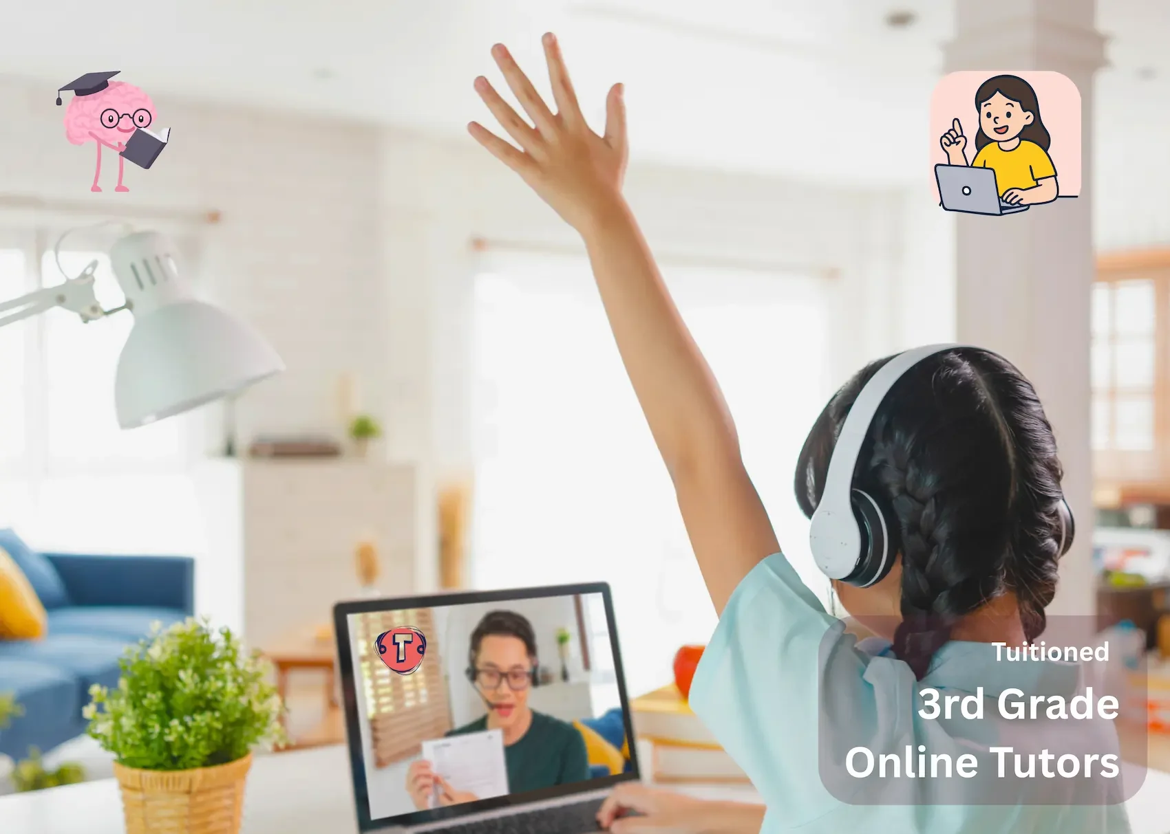 Tuitioned 3rd grade online tutors